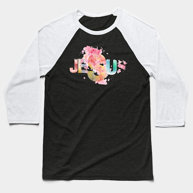 Jesus Christ Baseball T-Shirt by artist369